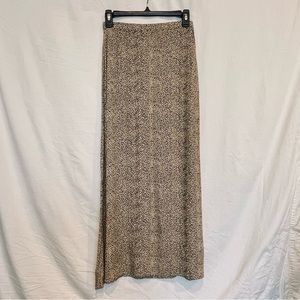 Billabong leopard maxi skirt size 26